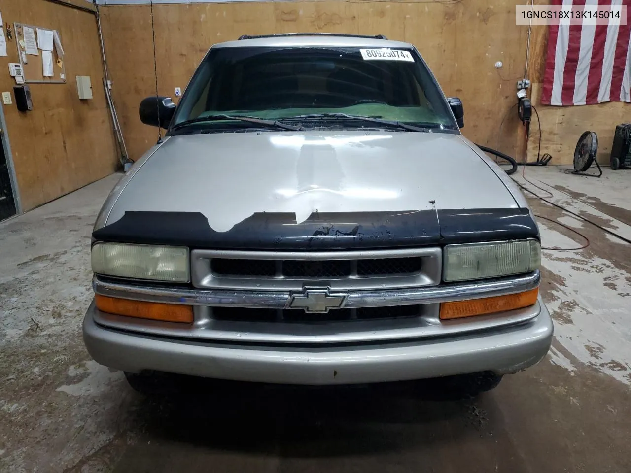 2003 Chevrolet Blazer VIN: 1GNCS18X13K145014 Lot: 80925074