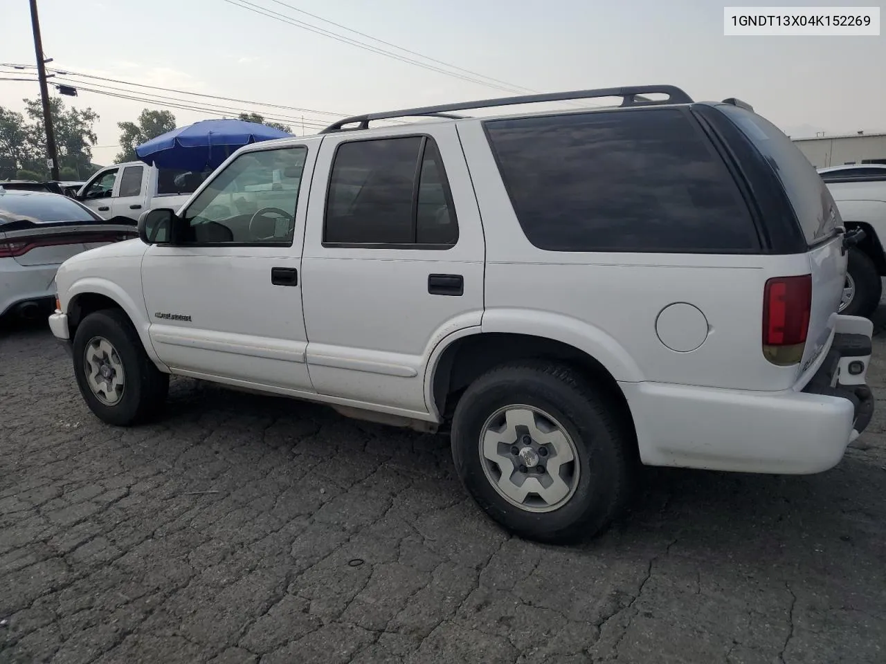 2004 Chevrolet Blazer VIN: 1GNDT13X04K152269 Lot: 62951164