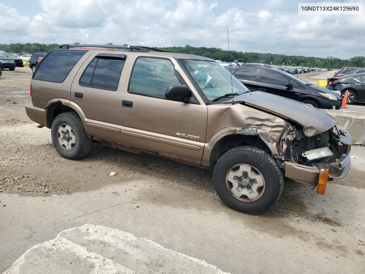 2004 Chevrolet Blazer VIN: 1GNDT13X24K129690 Lot: 66900054