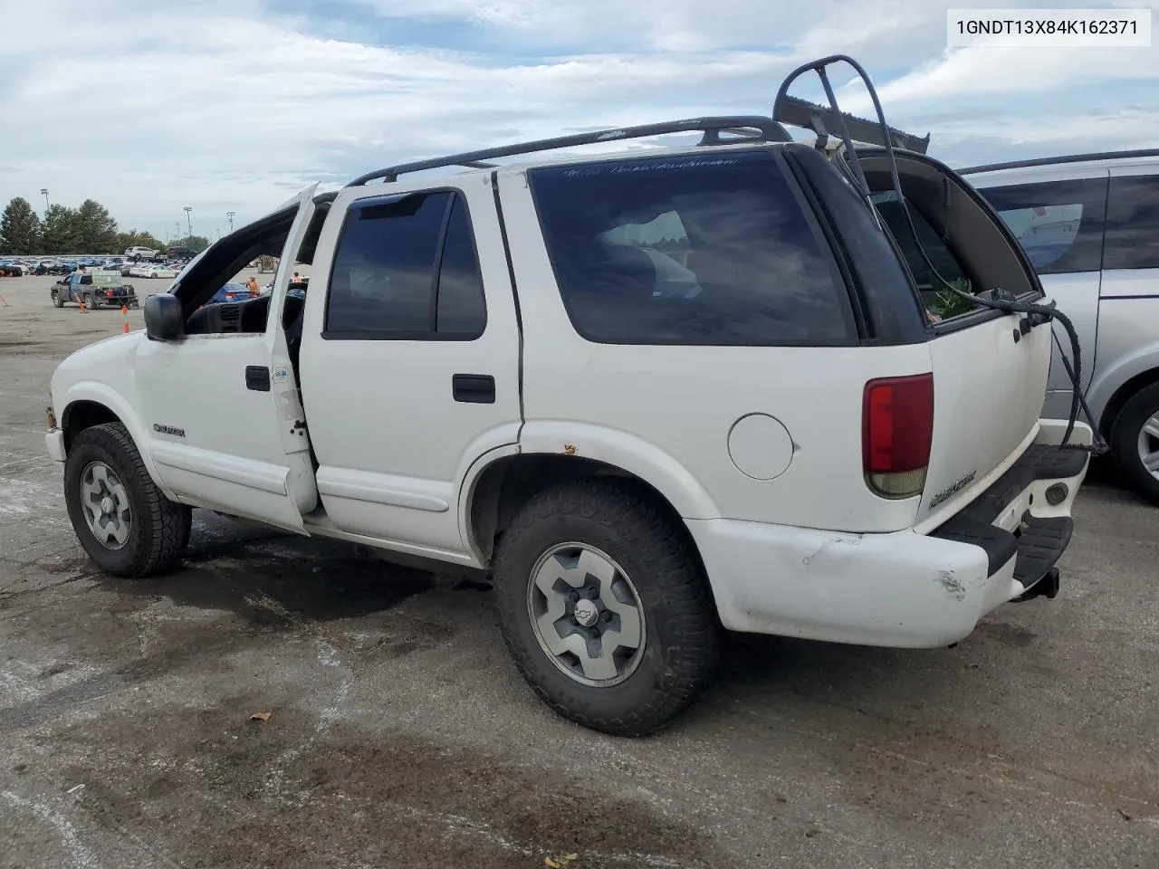 2004 Chevrolet Blazer VIN: 1GNDT13X84K162371 Lot: 71074684