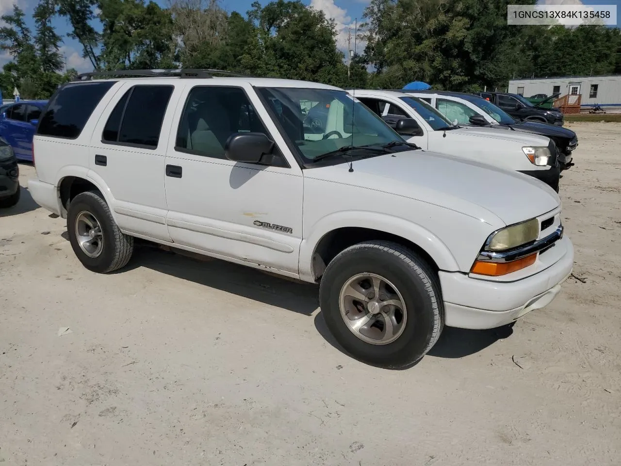 2004 Chevrolet Blazer VIN: 1GNCS13X84K135458 Lot: 72558254