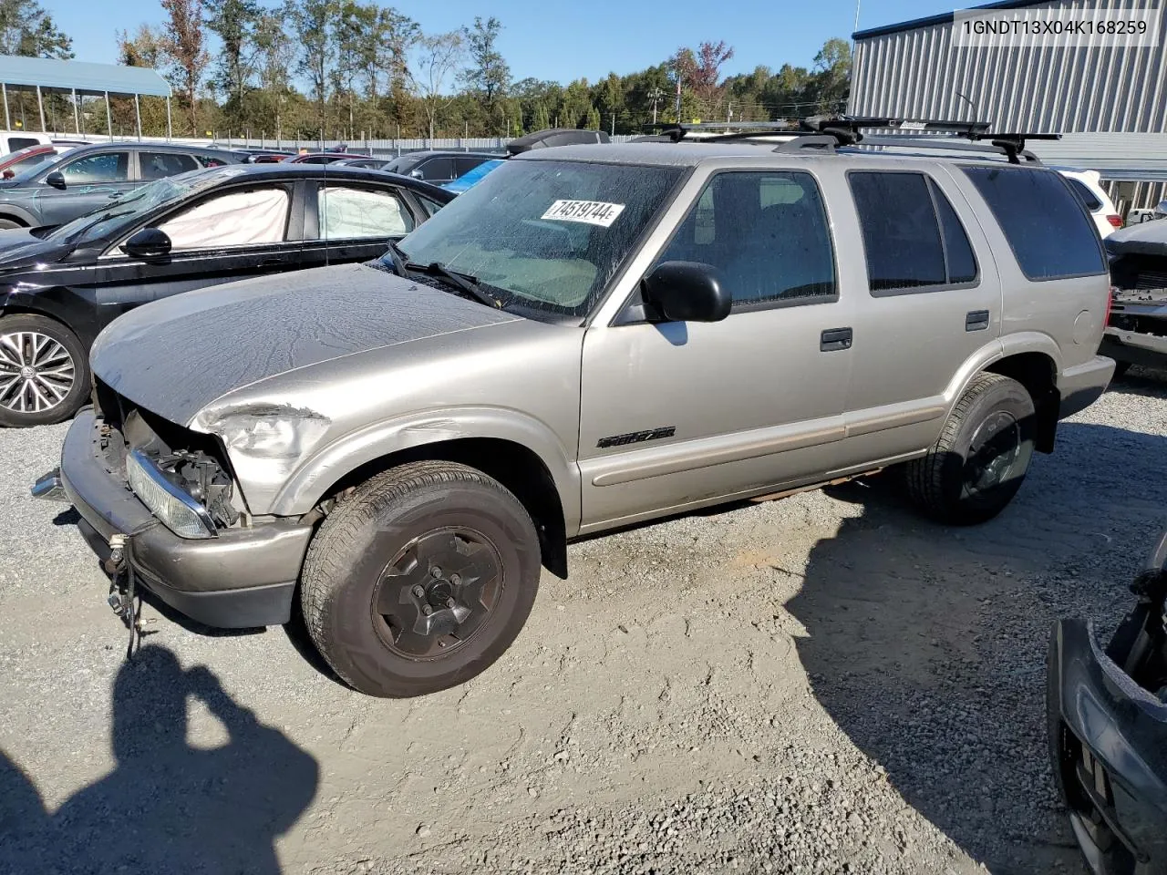 2004 Chevrolet Blazer VIN: 1GNDT13X04K168259 Lot: 74519744