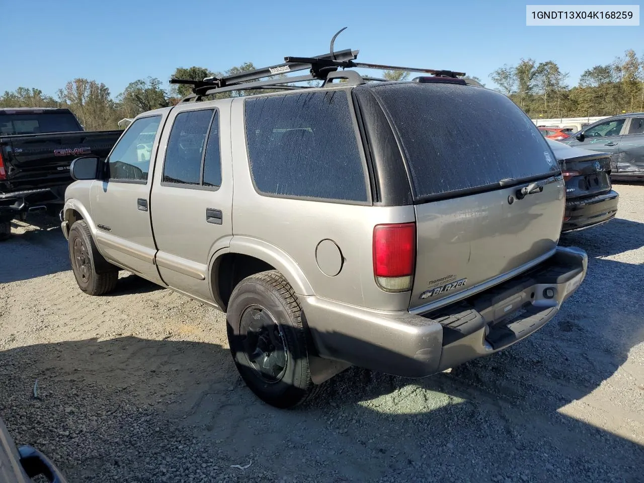 2004 Chevrolet Blazer VIN: 1GNDT13X04K168259 Lot: 74519744