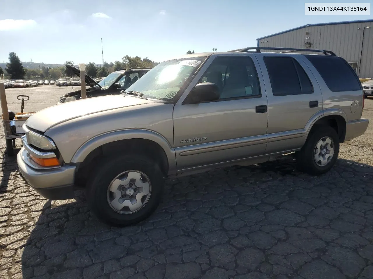 2004 Chevrolet Blazer VIN: 1GNDT13X44K138164 Lot: 75337094