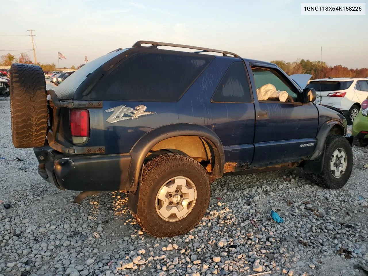 2004 Chevrolet Blazer VIN: 1GNCT18X64K158226 Lot: 75513394