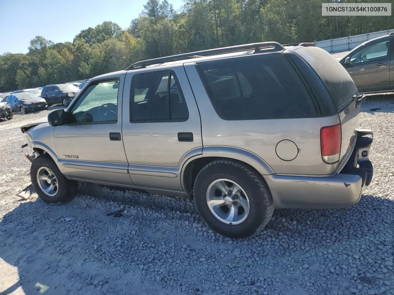 2004 Chevrolet Blazer VIN: 1GNCS13X54K100876 Lot: 76124474