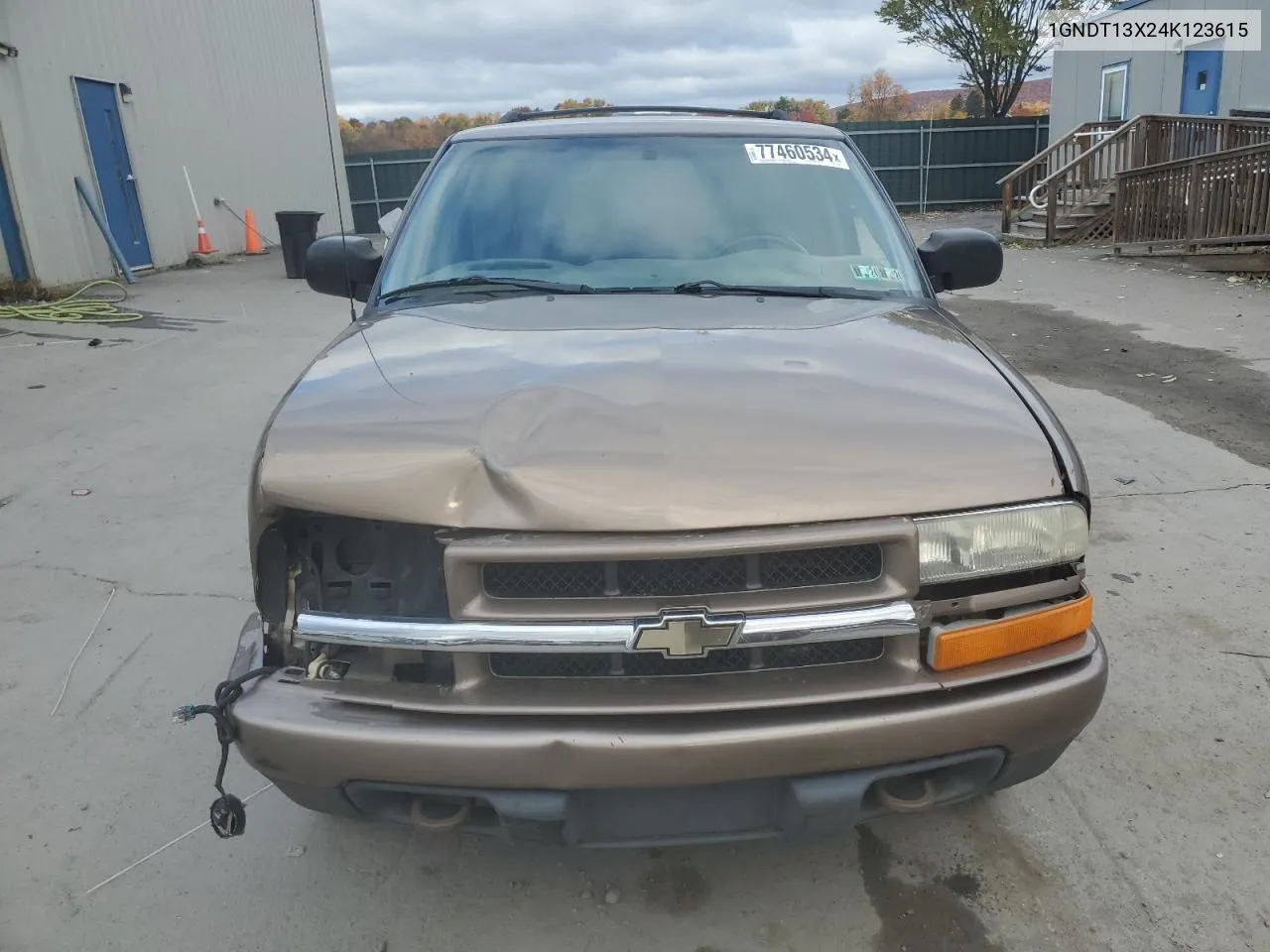 2004 Chevrolet Blazer VIN: 1GNDT13X24K123615 Lot: 77460534