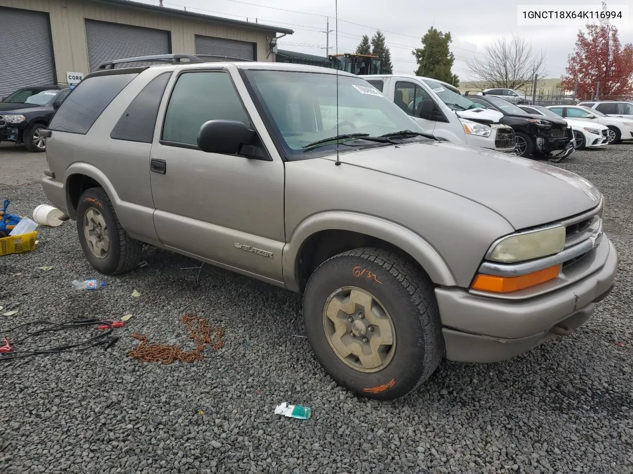 2004 Chevrolet Blazer VIN: 1GNCT18X64K116994 Lot: 79646694