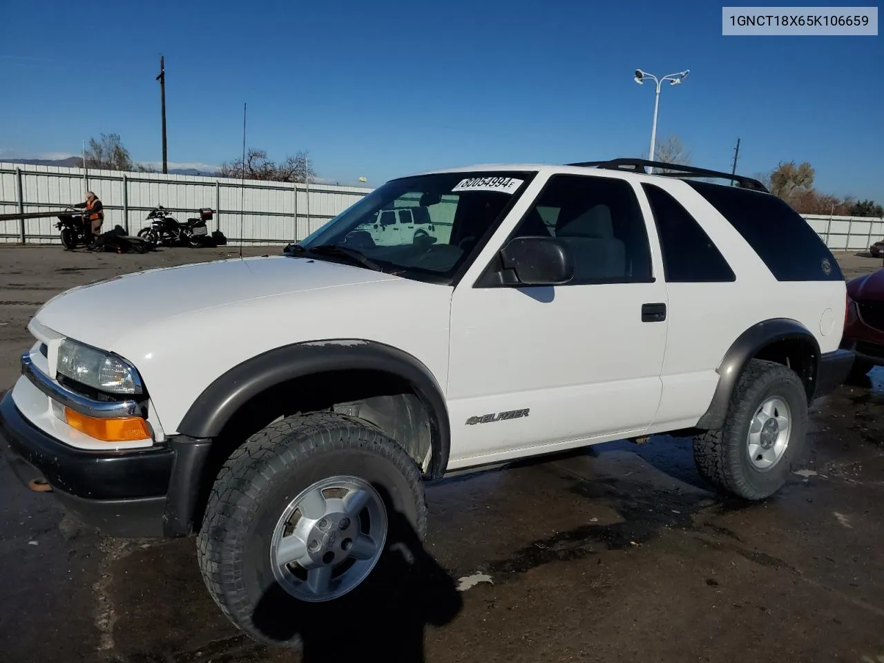 2005 Chevrolet Blazer VIN: 1GNCT18X65K106659 Lot: 80054994