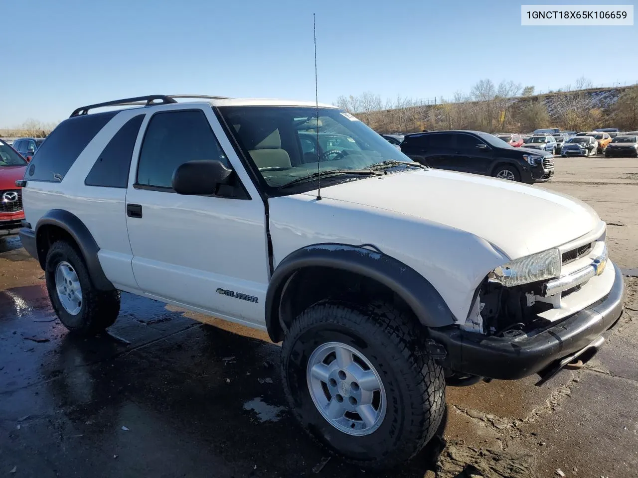 2005 Chevrolet Blazer VIN: 1GNCT18X65K106659 Lot: 80054994