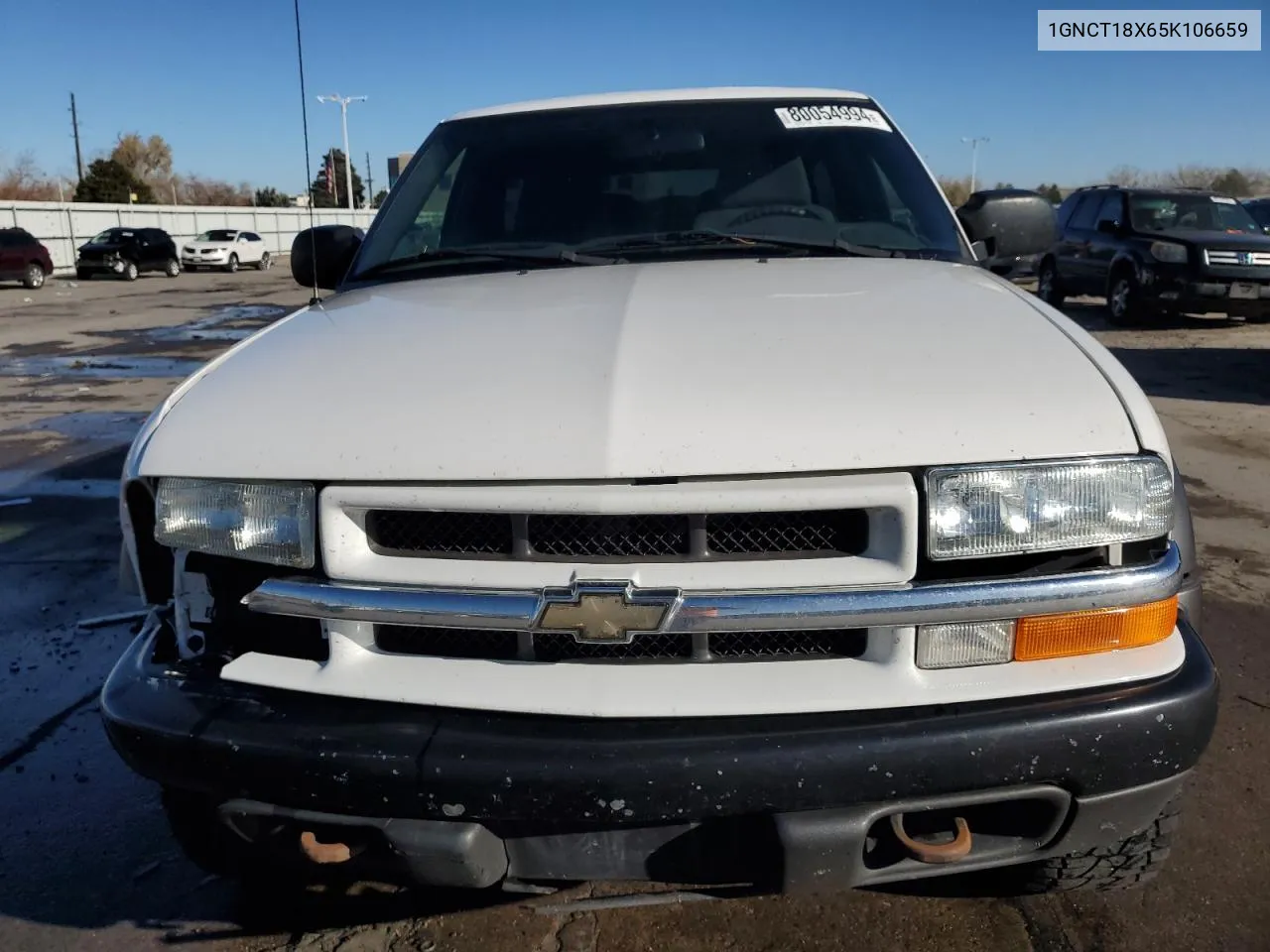 2005 Chevrolet Blazer VIN: 1GNCT18X65K106659 Lot: 80054994