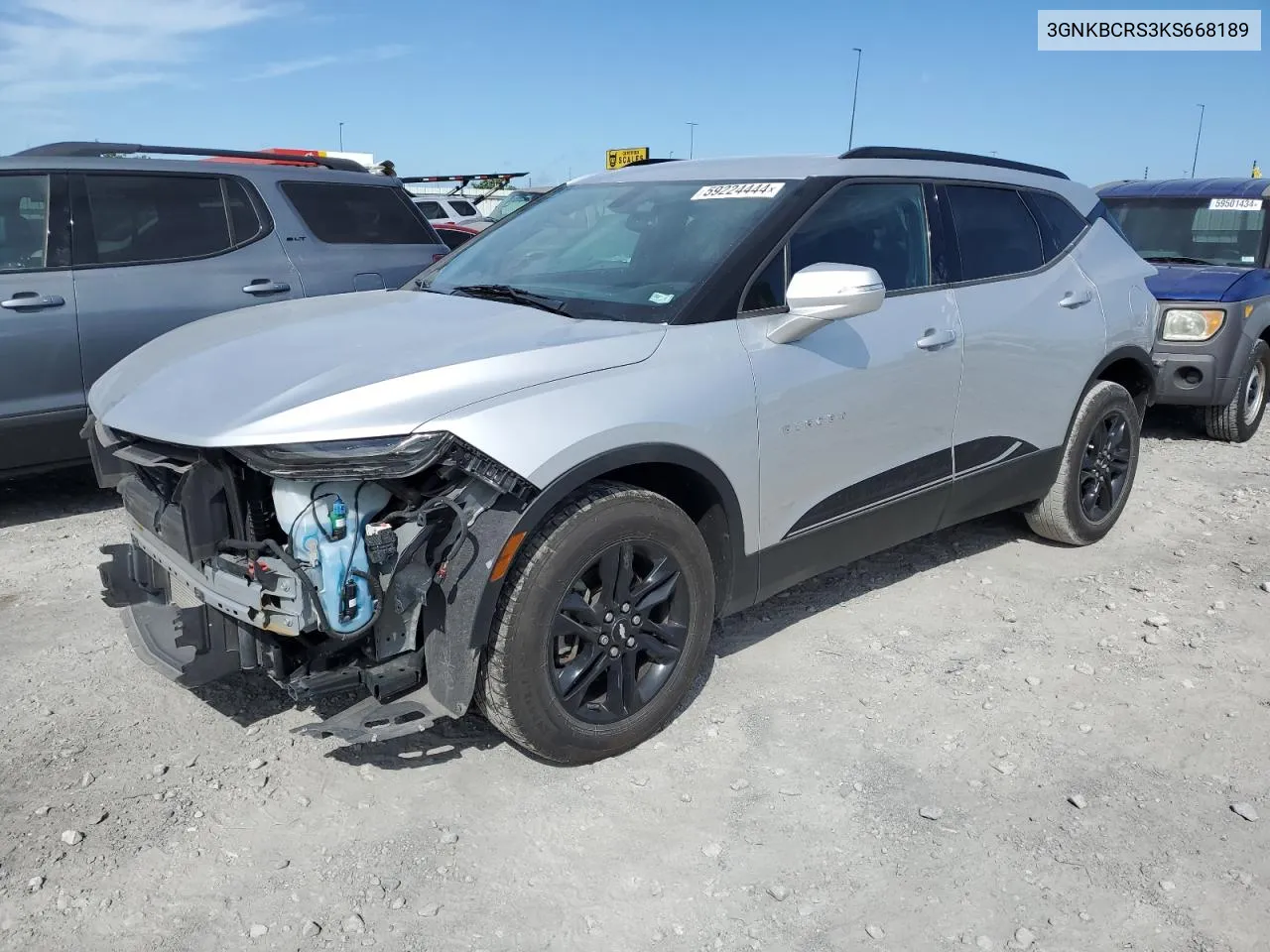 2019 Chevrolet Blazer 2Lt VIN: 3GNKBCRS3KS668189 Lot: 59224444