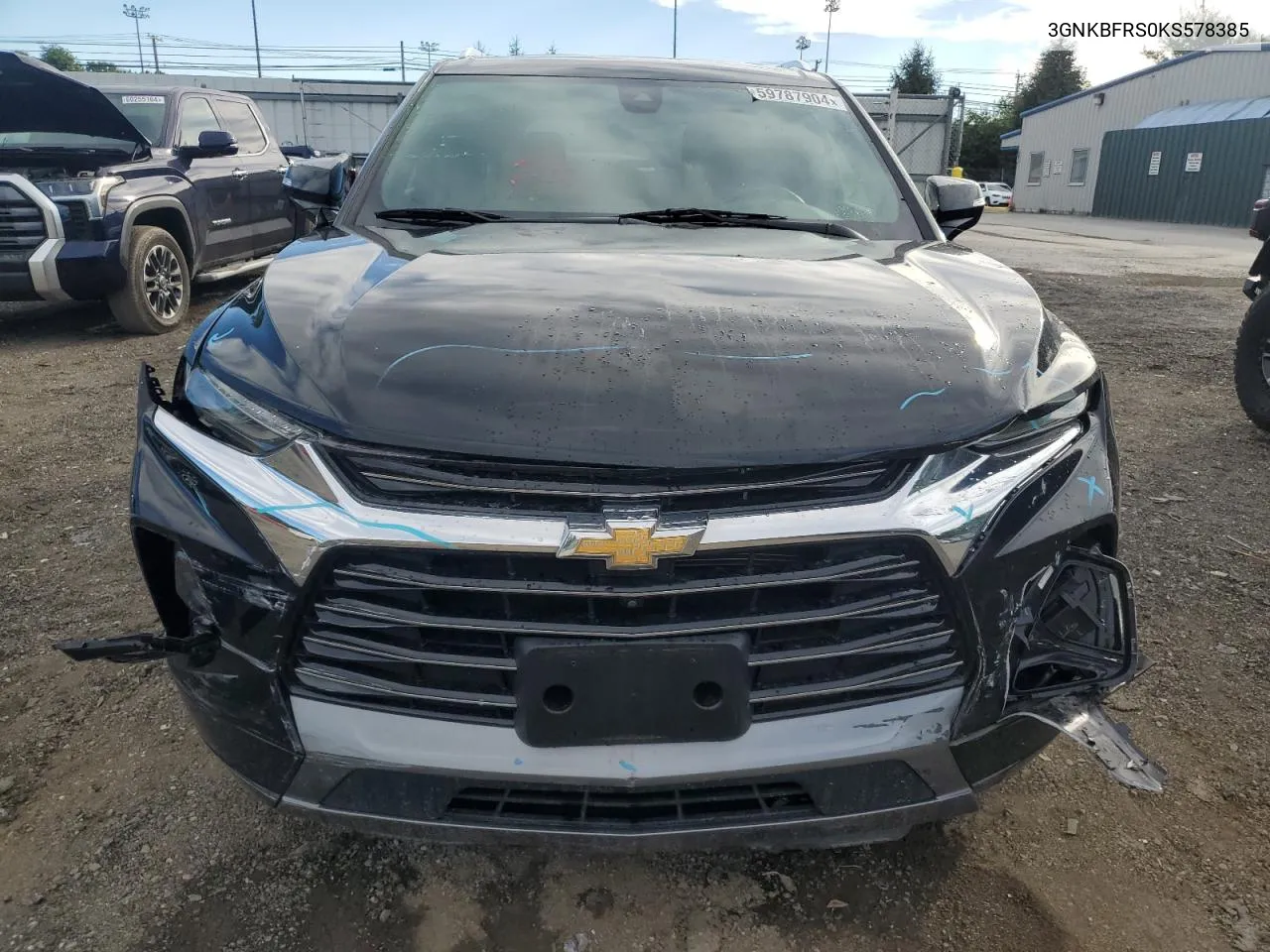 2019 Chevrolet Blazer Premier VIN: 3GNKBFRS0KS578385 Lot: 59787904