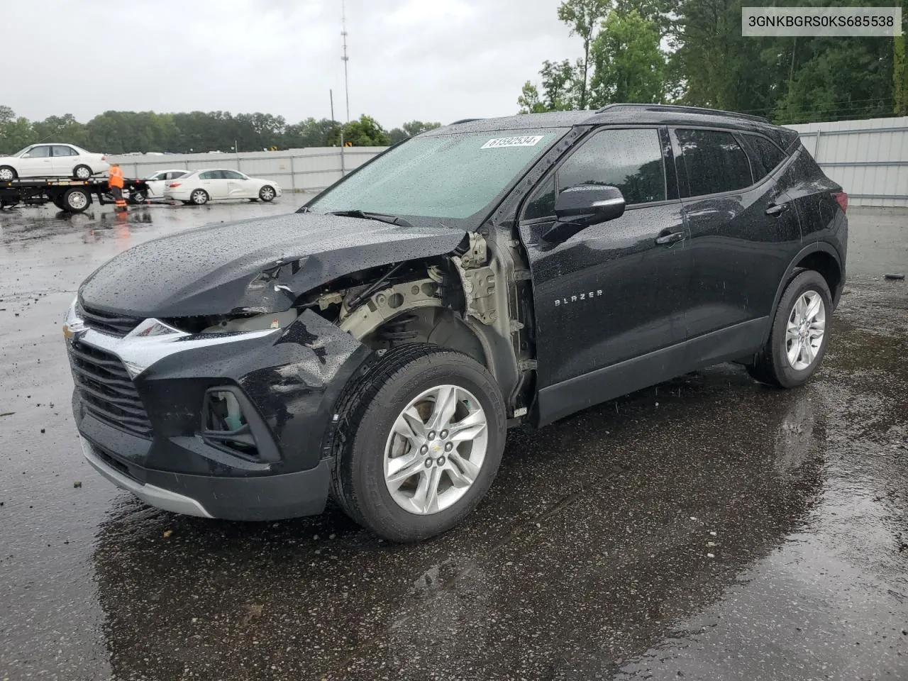 2019 Chevrolet Blazer 2Lt VIN: 3GNKBGRS0KS685538 Lot: 61592534