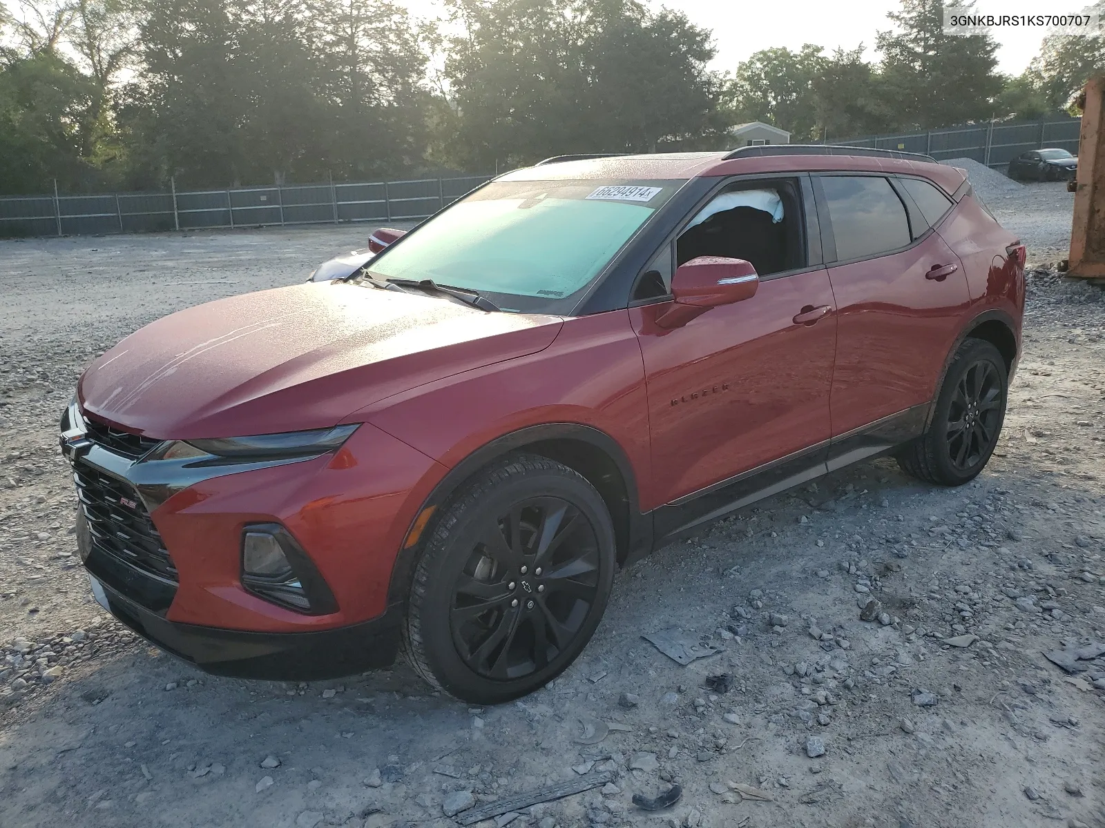 2019 Chevrolet Blazer Rs VIN: 3GNKBJRS1KS700707 Lot: 66294914