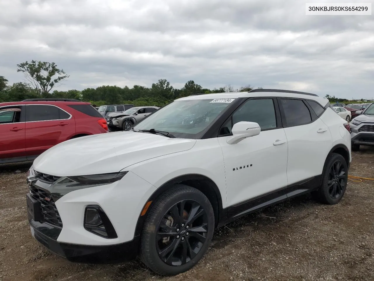 2019 Chevrolet Blazer Rs VIN: 3GNKBJRS0KS654299 Lot: 66777134