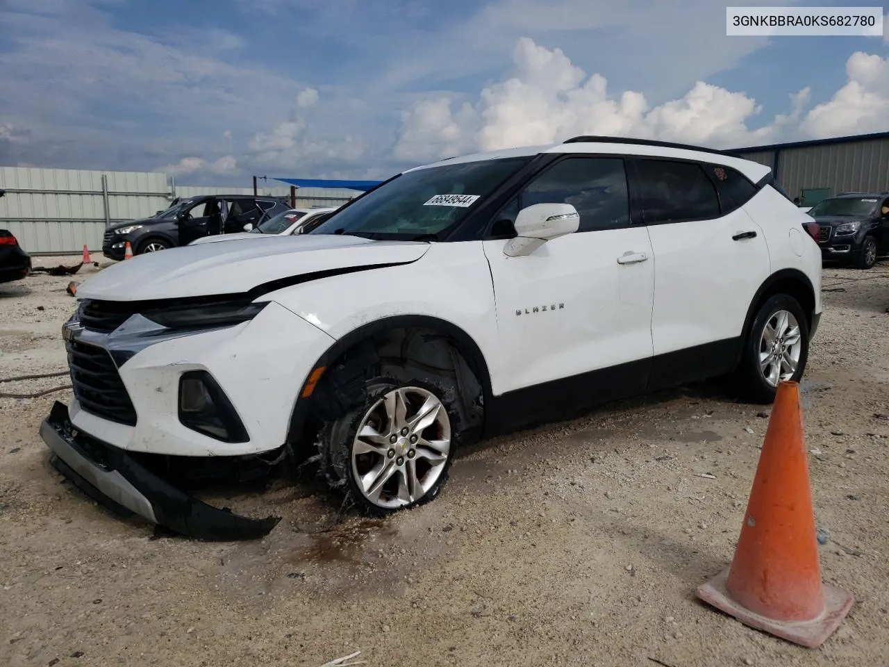 2019 Chevrolet Blazer 1Lt VIN: 3GNKBBRA0KS682780 Lot: 66849544