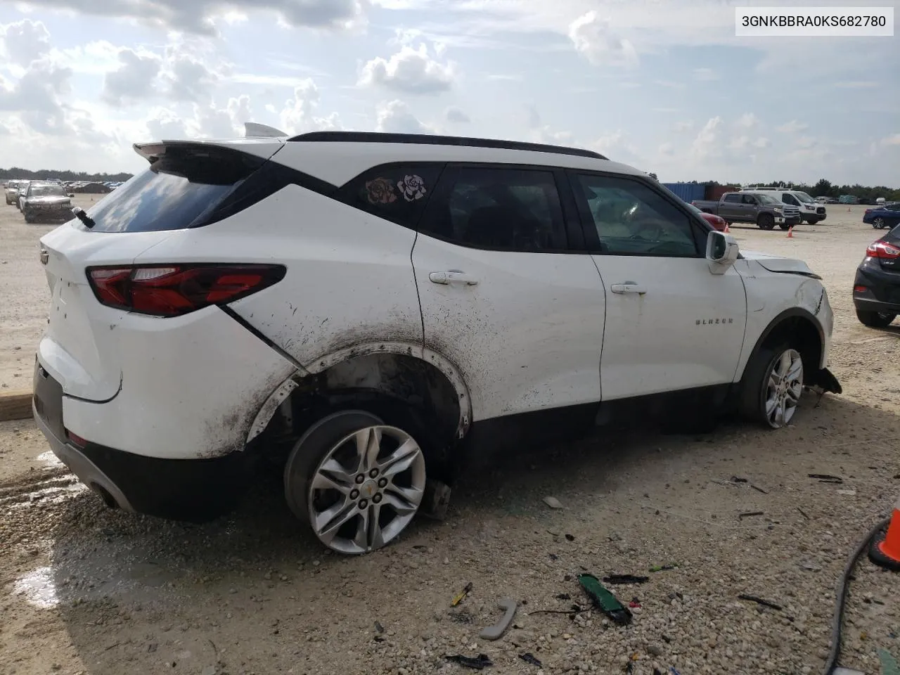 3GNKBBRA0KS682780 2019 Chevrolet Blazer 1Lt