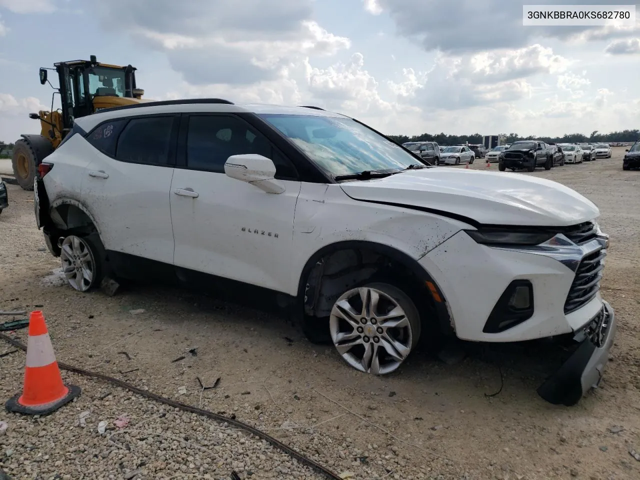 2019 Chevrolet Blazer 1Lt VIN: 3GNKBBRA0KS682780 Lot: 66849544