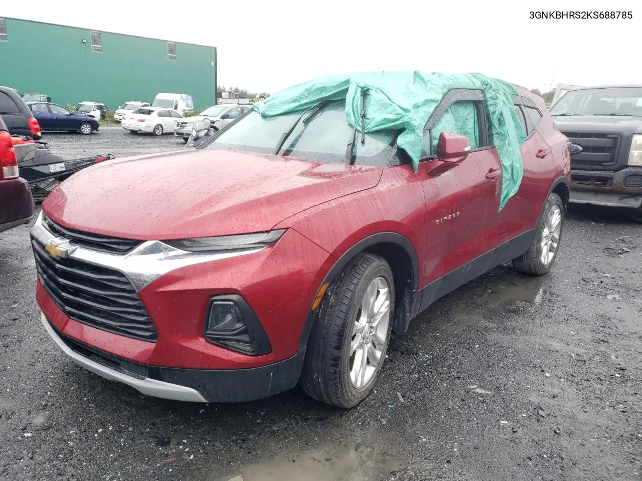 2019 Chevrolet Blazer 3Lt VIN: 3GNKBHRS2KS688785 Lot: 67821954