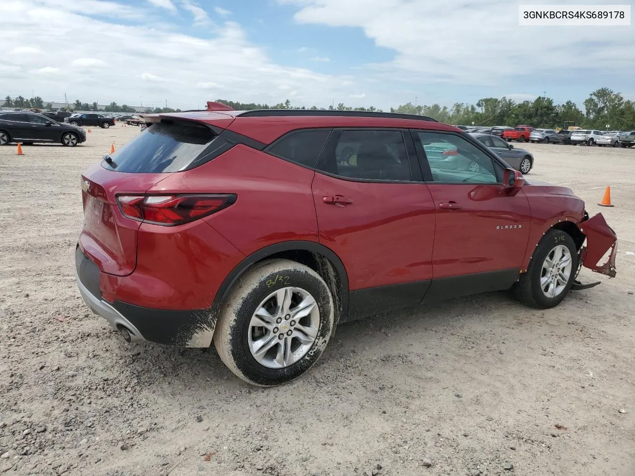 2019 Chevrolet Blazer 2Lt VIN: 3GNKBCRS4KS689178 Lot: 70848324