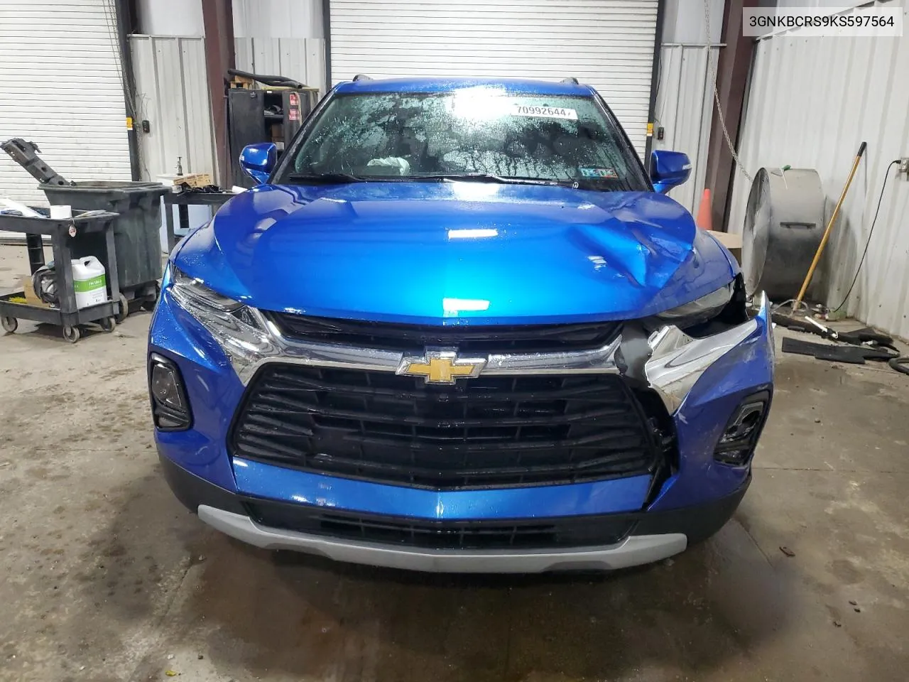 2019 Chevrolet Blazer 2Lt VIN: 3GNKBCRS9KS597564 Lot: 70992644