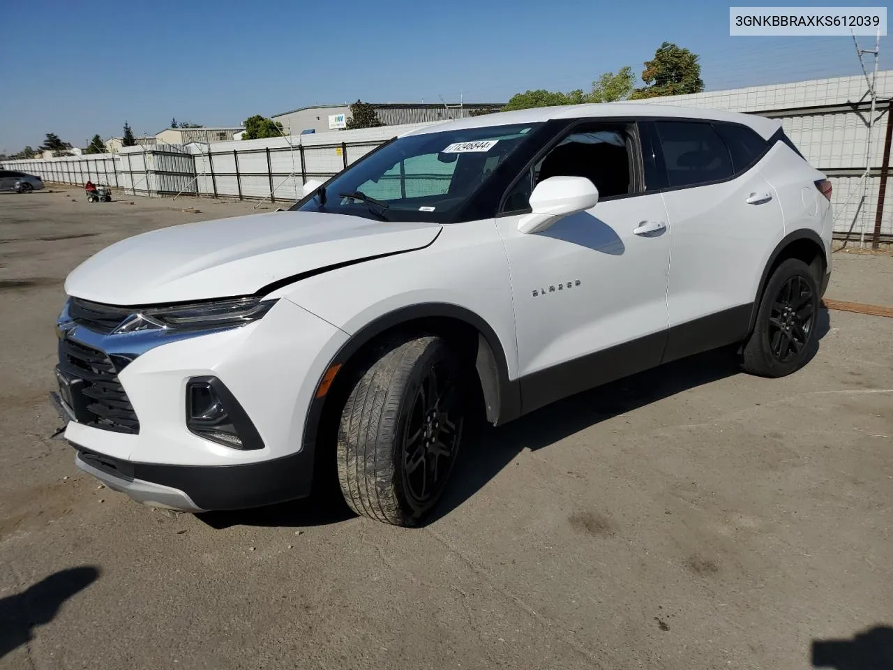 2019 Chevrolet Blazer 1Lt VIN: 3GNKBBRAXKS612039 Lot: 71246844