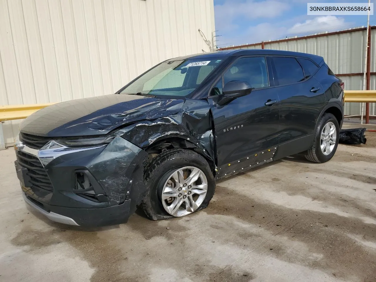 2019 Chevrolet Blazer 1Lt VIN: 3GNKBBRAXKS658664 Lot: 71265714