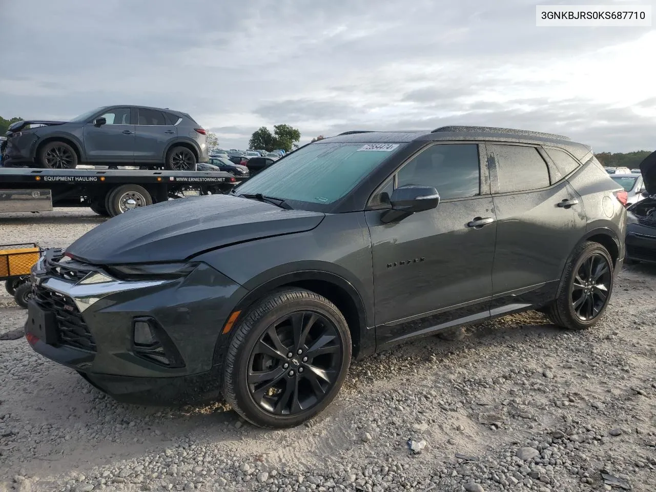 2019 Chevrolet Blazer Rs VIN: 3GNKBJRS0KS687710 Lot: 72554474