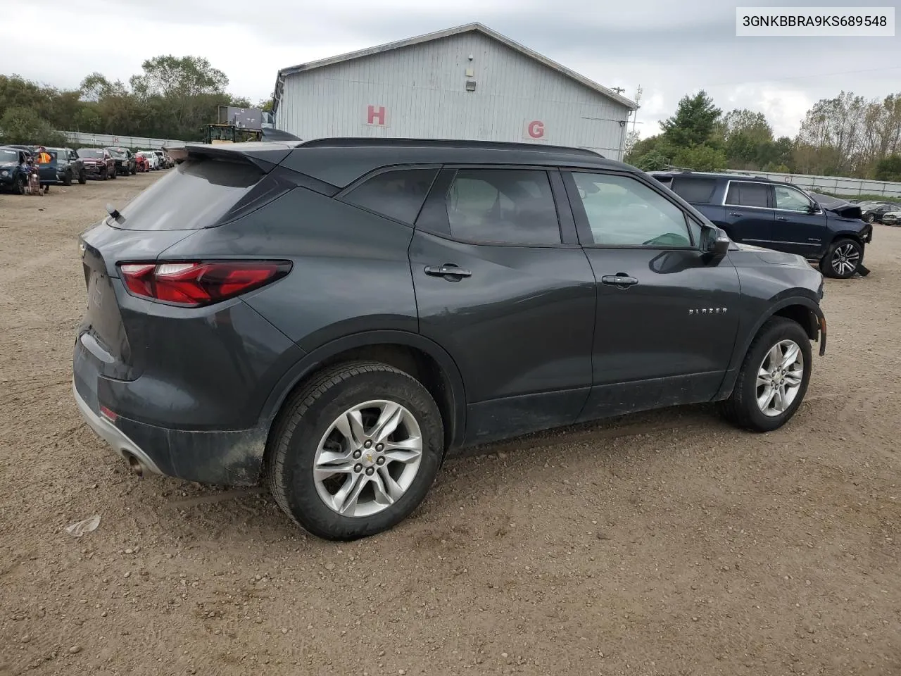 2019 Chevrolet Blazer 1Lt VIN: 3GNKBBRA9KS689548 Lot: 72680574