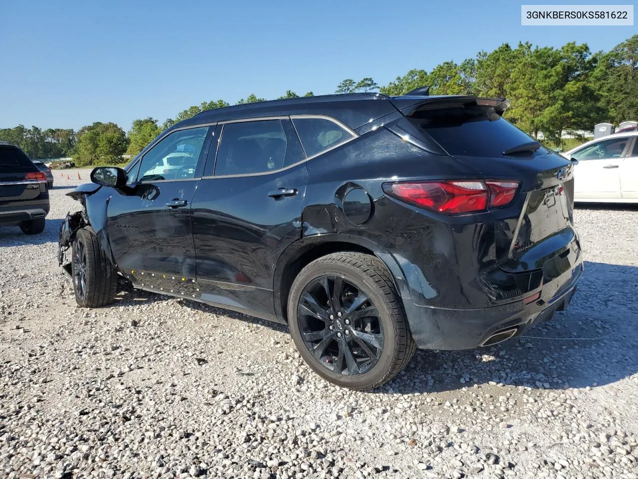 2019 Chevrolet Blazer Rs VIN: 3GNKBERS0KS581622 Lot: 73179444