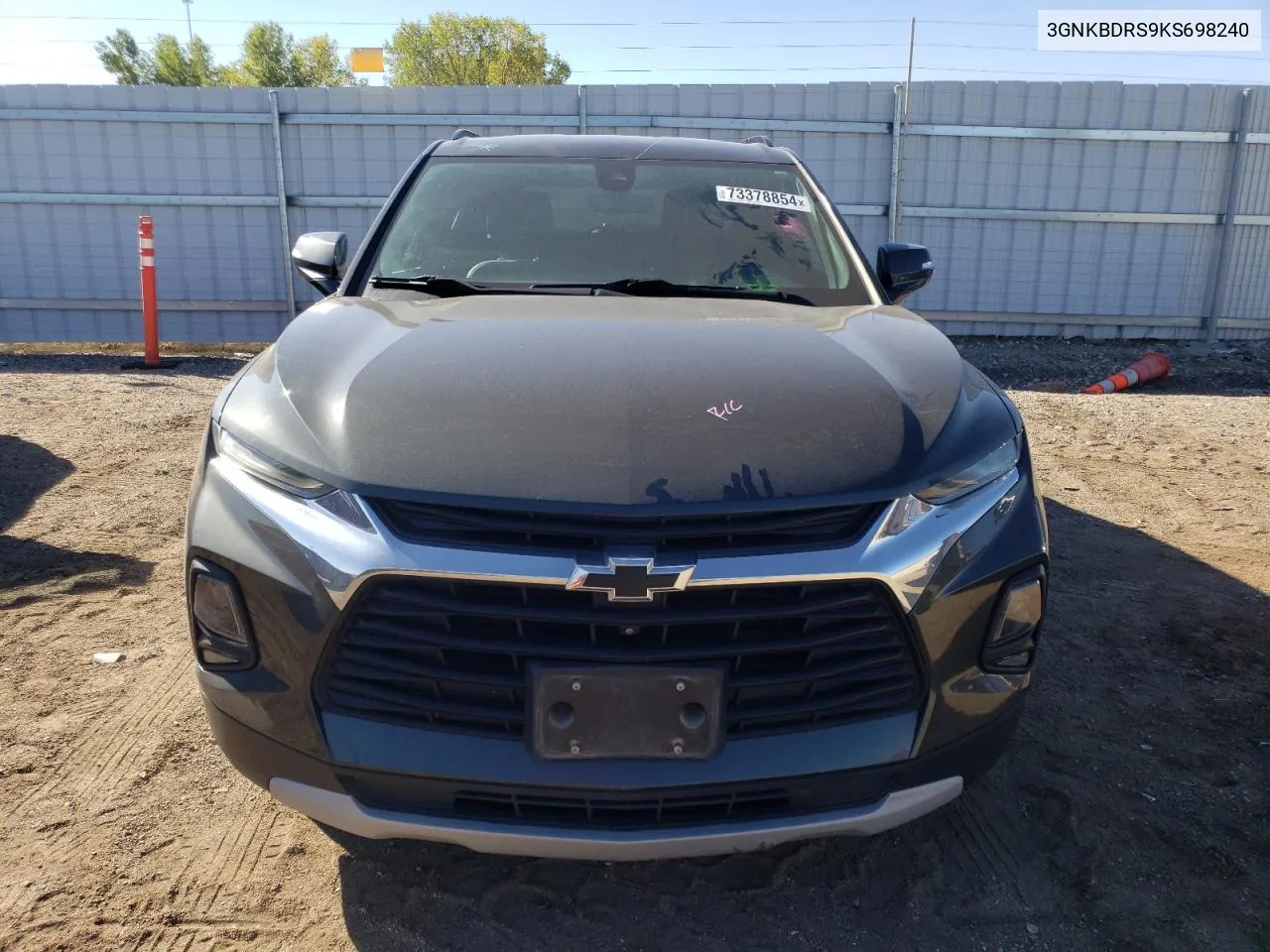 3GNKBDRS9KS698240 2019 Chevrolet Blazer 3Lt