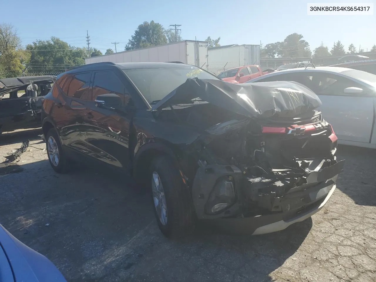 2019 Chevrolet Blazer 2Lt VIN: 3GNKBCRS4KS654317 Lot: 73547644