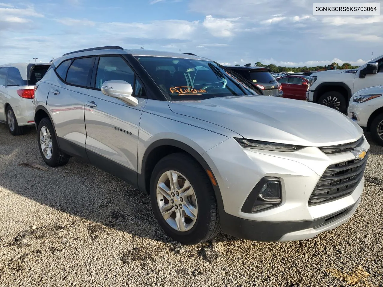 2019 Chevrolet Blazer 2Lt VIN: 3GNKBCRS6KS703064 Lot: 74357784