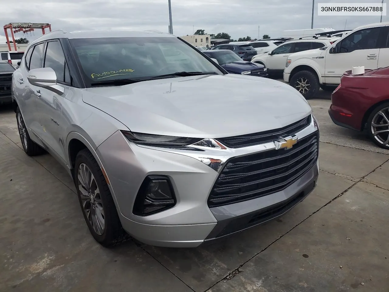 2019 Chevrolet Blazer Premier VIN: 3GNKBFRS0KS667888 Lot: 74669084