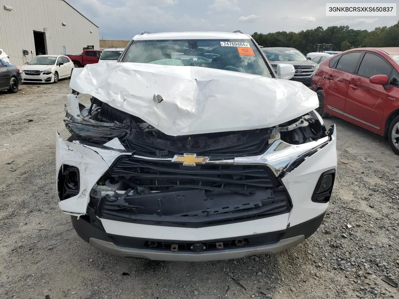 3GNKBCRSXKS650837 2019 Chevrolet Blazer 2Lt