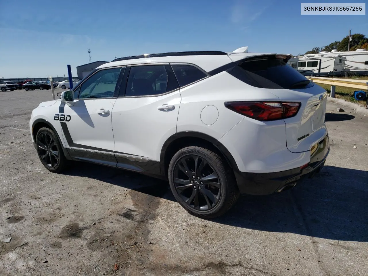 2019 Chevrolet Blazer Rs VIN: 3GNKBJRS9KS657265 Lot: 75616344