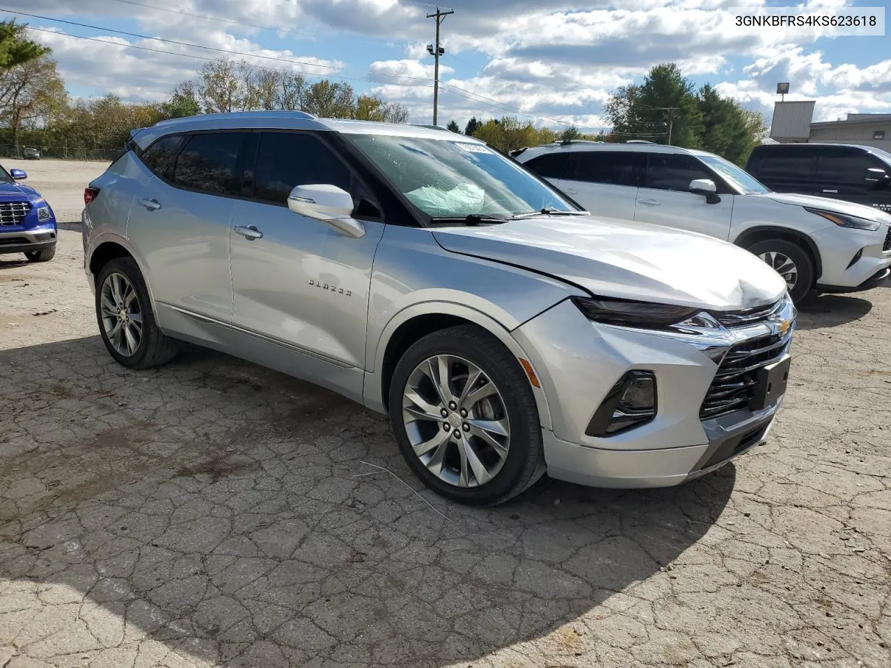 2019 Chevrolet Blazer Premier VIN: 3GNKBFRS4KS623618 Lot: 76275434