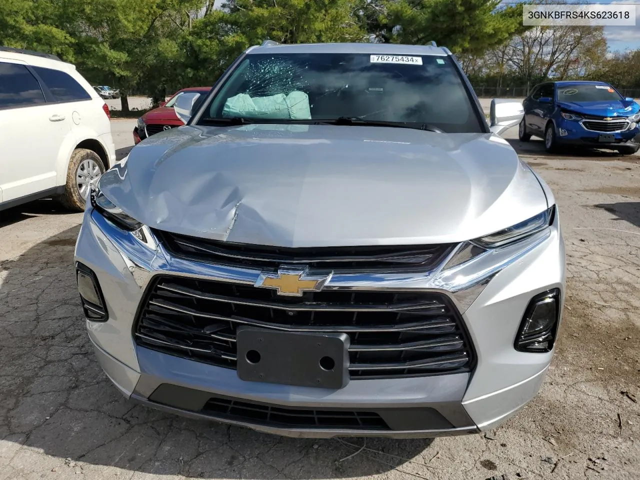 2019 Chevrolet Blazer Premier VIN: 3GNKBFRS4KS623618 Lot: 76275434