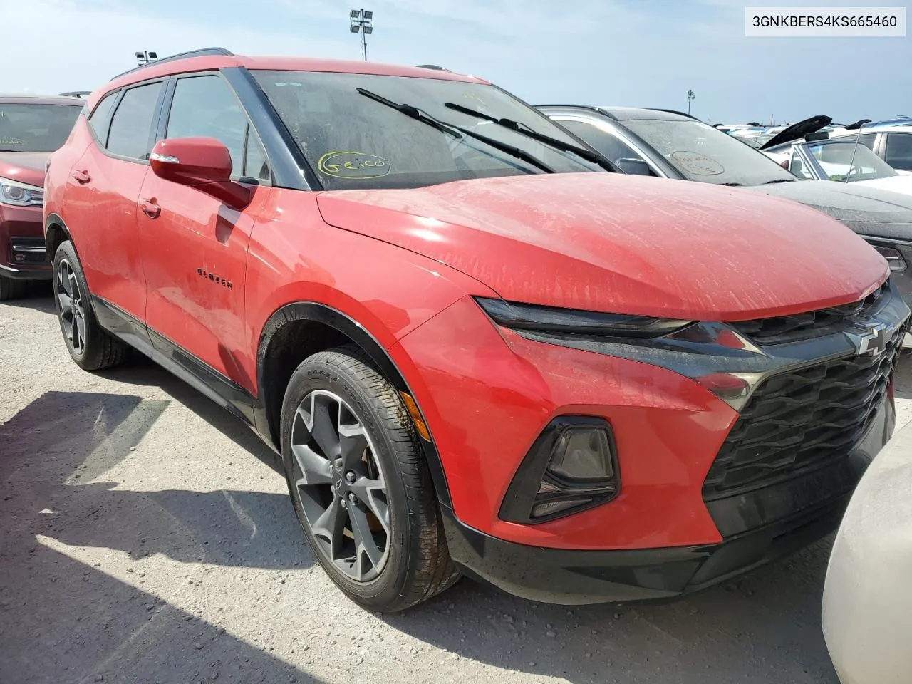 2019 Chevrolet Blazer Rs VIN: 3GNKBERS4KS665460 Lot: 76463034