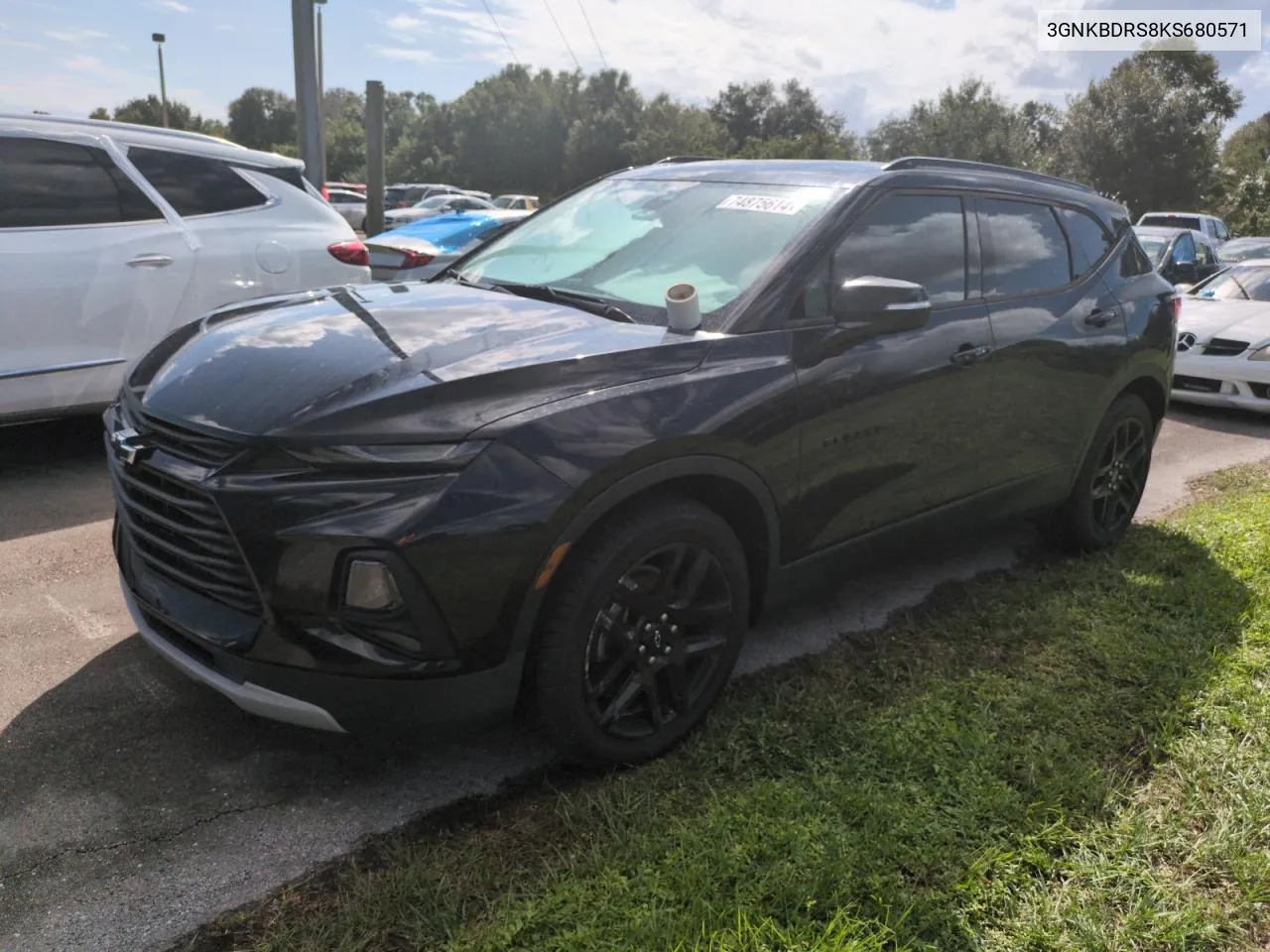 2019 Chevrolet Blazer 3Lt VIN: 3GNKBDRS8KS680571 Lot: 77041764