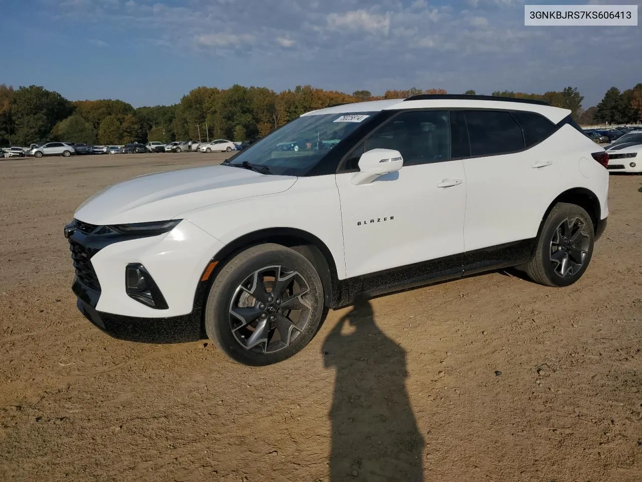 2019 Chevrolet Blazer Rs VIN: 3GNKBJRS7KS606413 Lot: 78025814