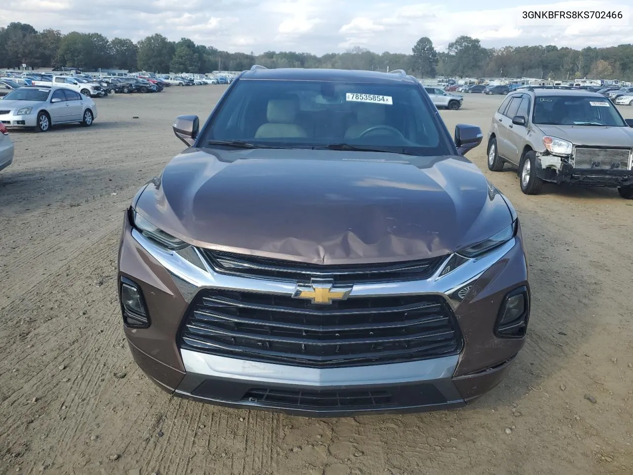 2019 Chevrolet Blazer Premier VIN: 3GNKBFRS8KS702466 Lot: 78535854