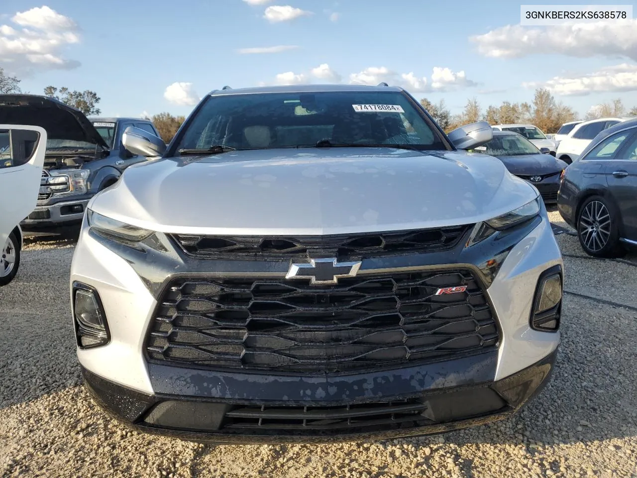 2019 Chevrolet Blazer Rs VIN: 3GNKBERS2KS638578 Lot: 78553024