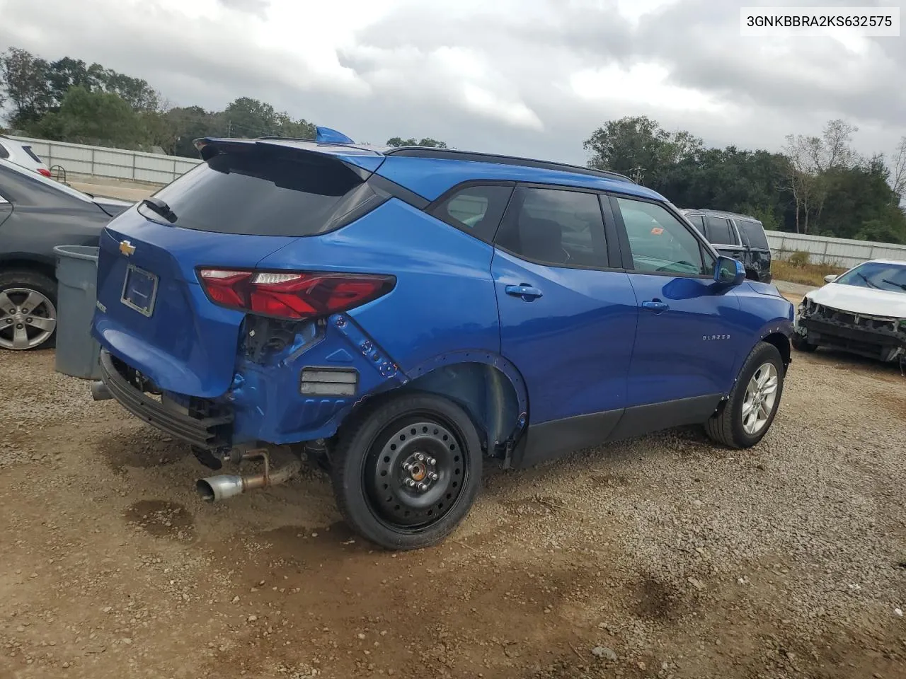 2019 Chevrolet Blazer 1Lt VIN: 3GNKBBRA2KS632575 Lot: 78994434