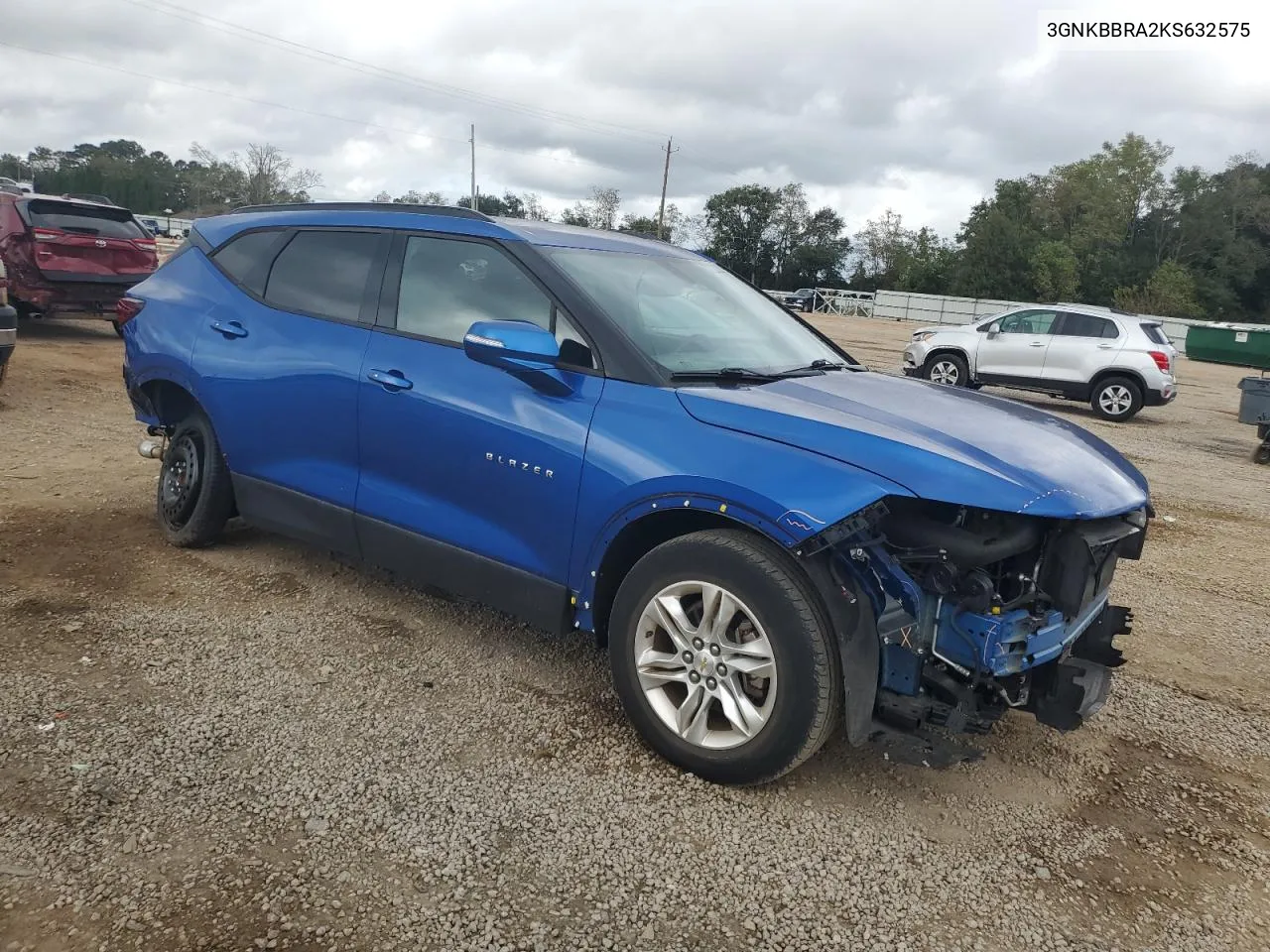 2019 Chevrolet Blazer 1Lt VIN: 3GNKBBRA2KS632575 Lot: 78994434