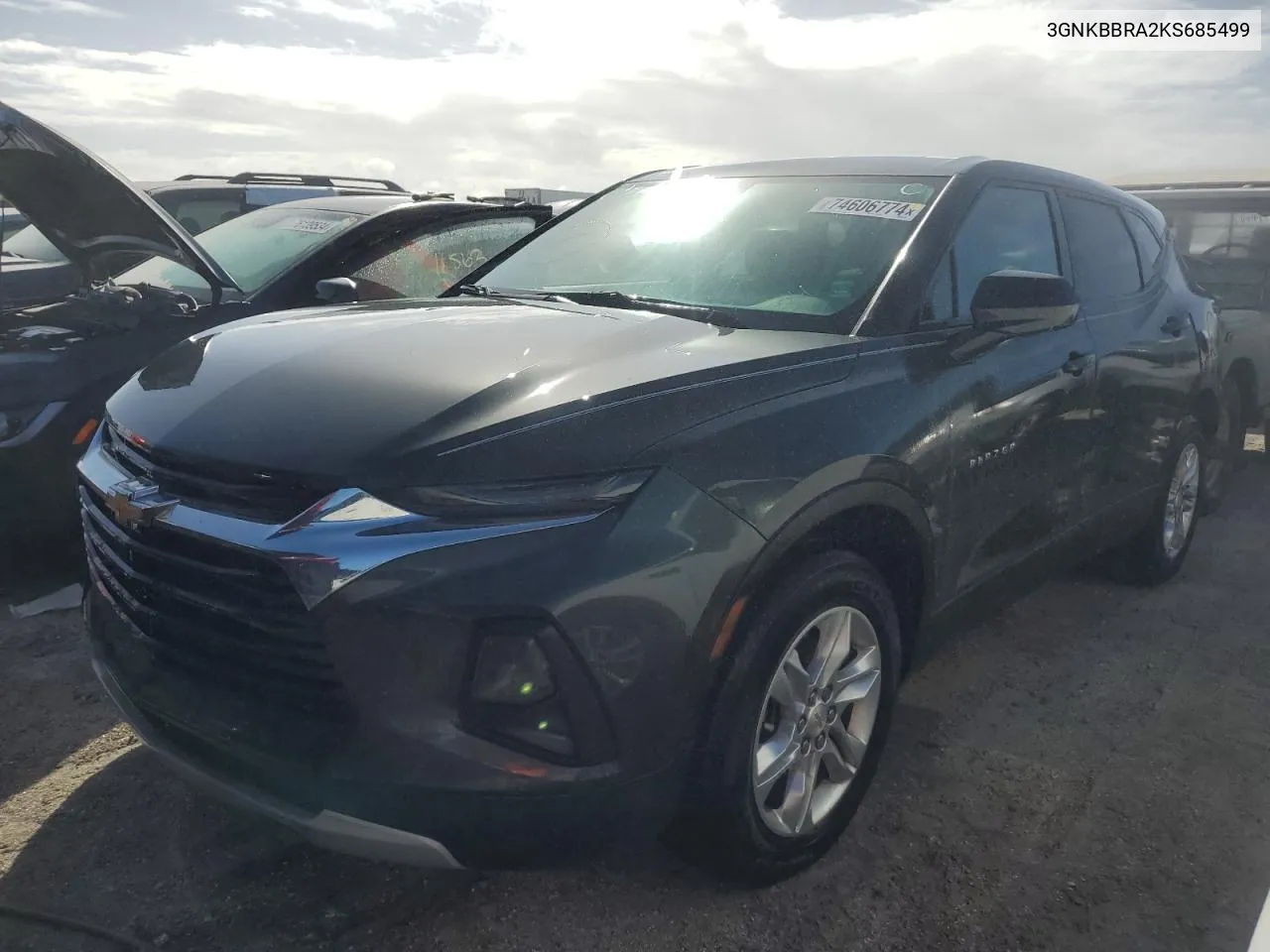 2019 Chevrolet Blazer 1Lt VIN: 3GNKBBRA2KS685499 Lot: 79085494