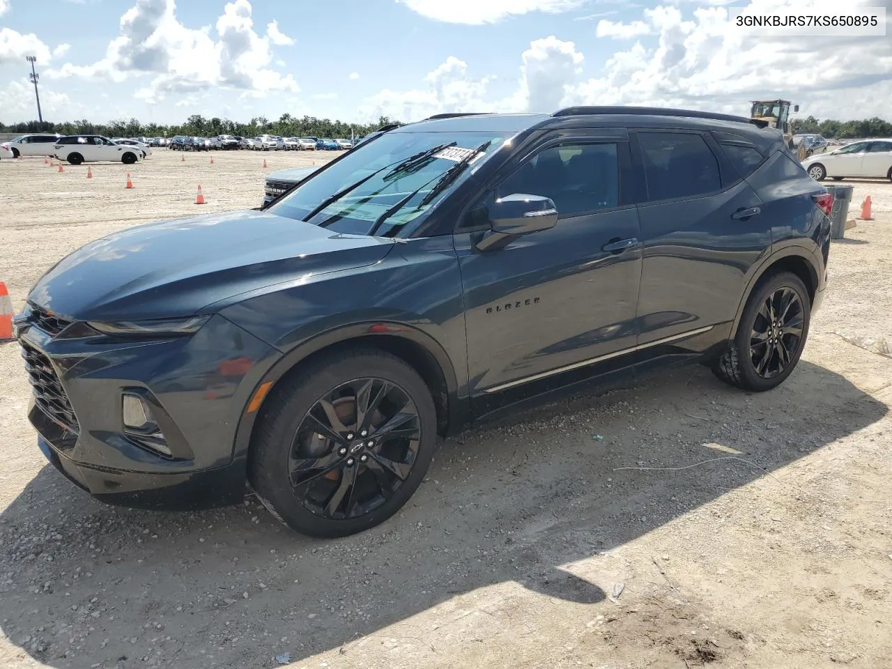 2019 Chevrolet Blazer Rs VIN: 3GNKBJRS7KS650895 Lot: 79089224