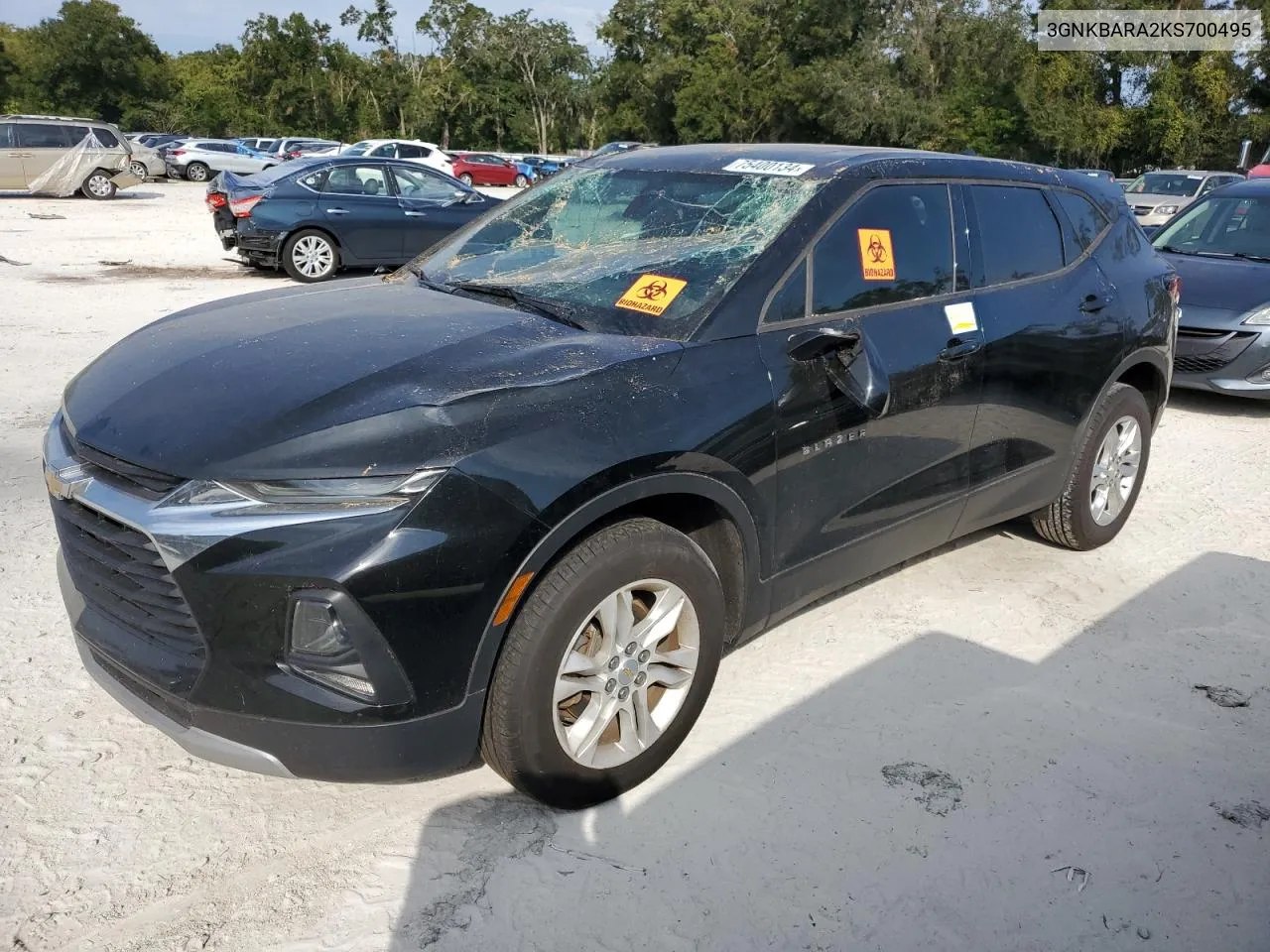 2019 Chevrolet Blazer L VIN: 3GNKBARA2KS700495 Lot: 79782034