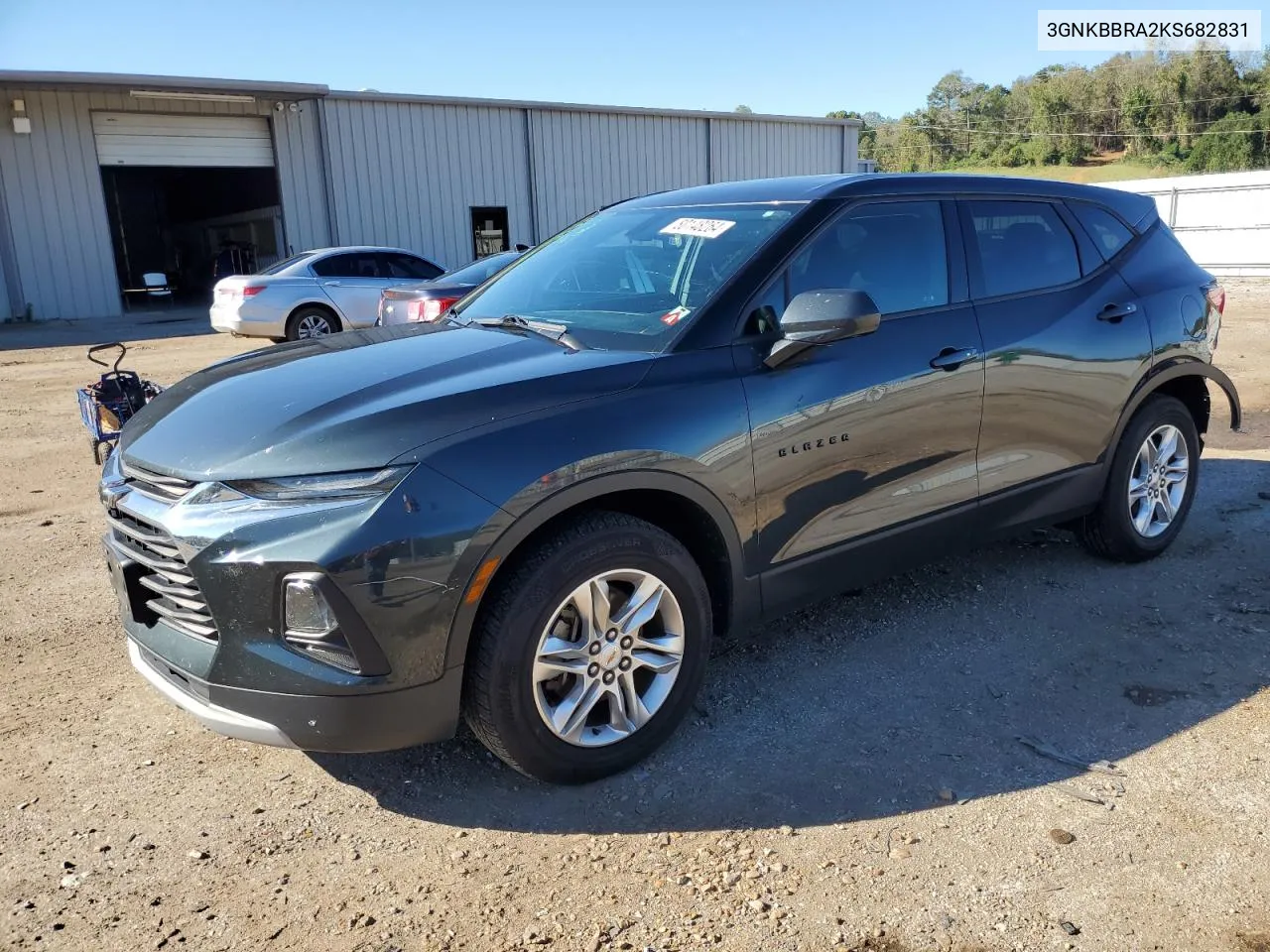 2019 Chevrolet Blazer 1Lt VIN: 3GNKBBRA2KS682831 Lot: 80148264